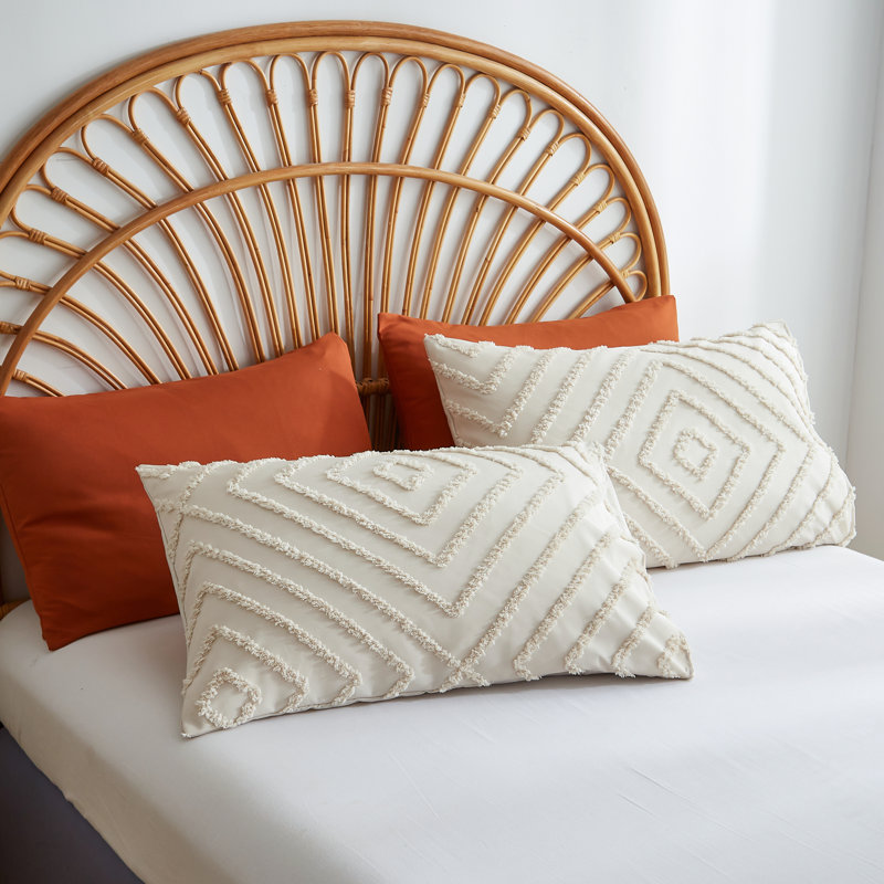 Nayoroom SJT-CRLX Nayoroom Jacquard Geometric Pattern Tufted